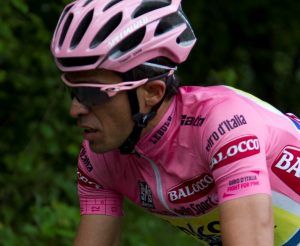El ciclista Alberto Contador en el Giro de Italia de 2015